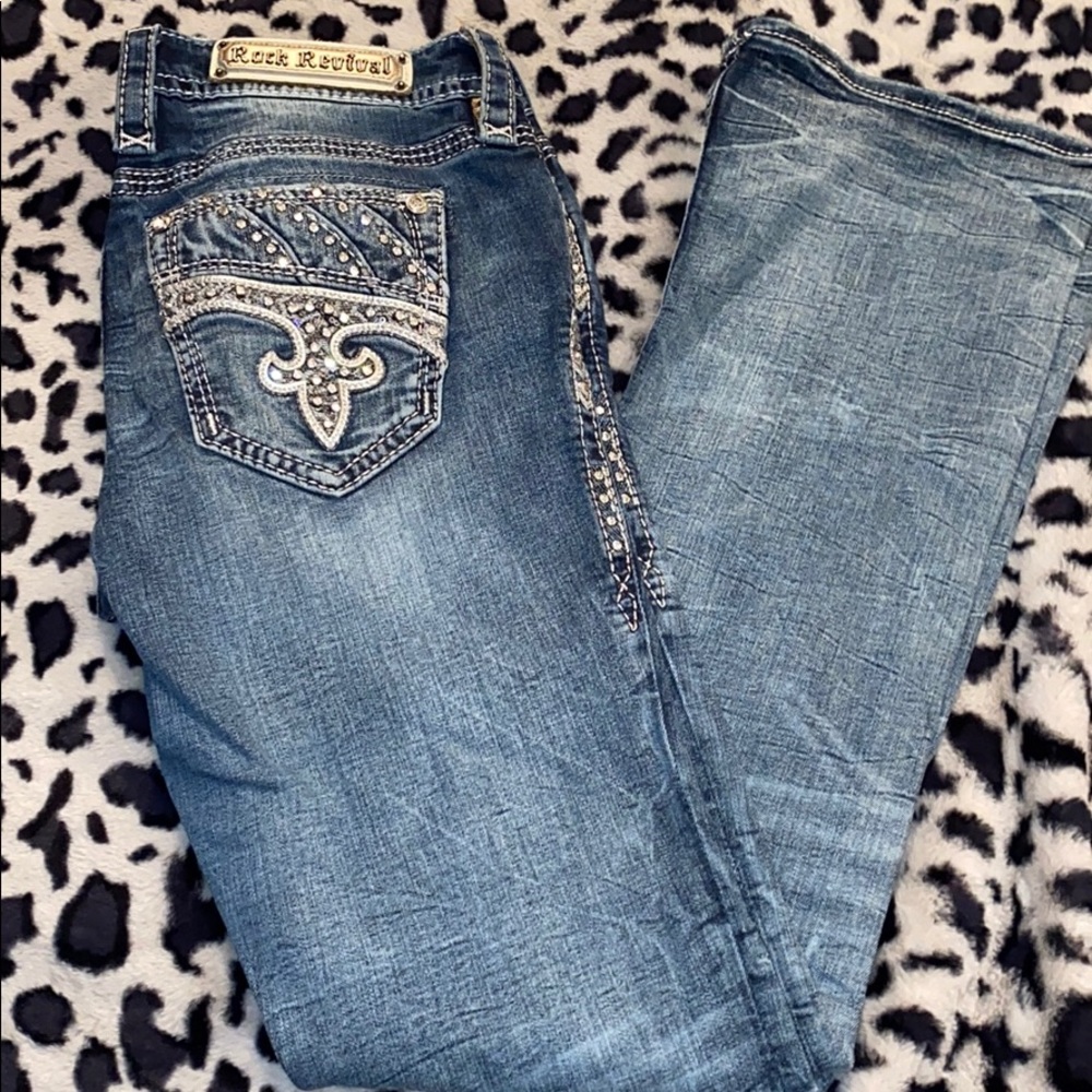 Women’s rock revival jeans